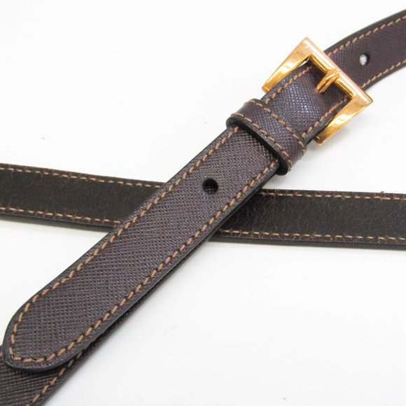 Prada Women's Leather,Nylon Shoulder Bag Bordeaux Brown - Picture 7 of 10